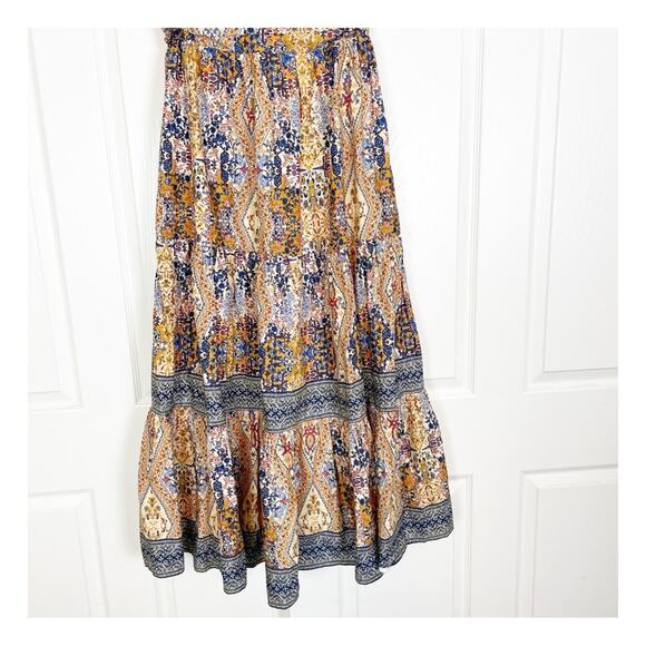 Caroline Constas Diamond Floral Tiered Sleeveless Maxi Dress NWT - Picture 4 of 11